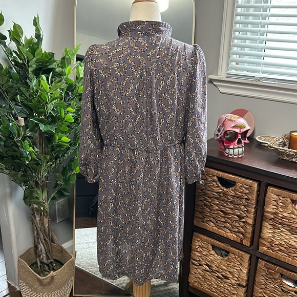 Zara Floral / polka dot pattern Boho Dress - Picture 6 of 8